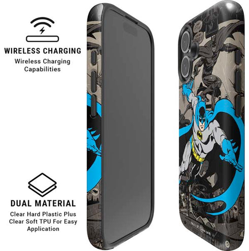 DC Comics Batman Classic Art iPhone 16 Plus Magsafe Impact Case